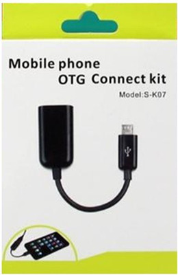 Voltegic ™ MOBILE PHONE CONNECT KIT MICRO USB HOST (S-K07) OTG Cable(Mobile, Laptop, Tablet, Mp3, Gaming Device, Black) Flipkart