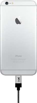 46% OFF on boAt LTGS500-1 Metallic Apple Certified Lightening Cable(Metallic Silver) 46% OFF on boAt LTGS500-1 Metallic Apple Certified Lightening Cable(Metallic Silver)