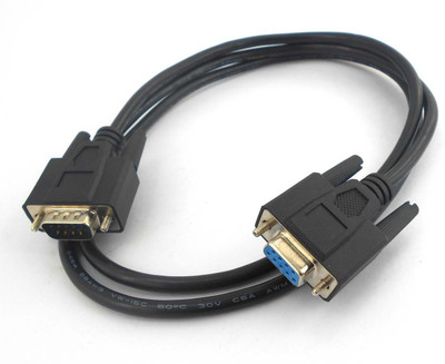 

Redeemer 1.5 Meter Serial 9 Pin Male To Female Patch Cable(Compatible with serial, Computer, Laptop, Black)