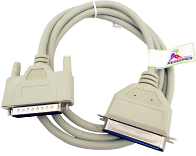 

Redeemer 1.5 METER LPT PRINTER Patch Cable(Compatible with Computers, Laptops, Printer, White)
