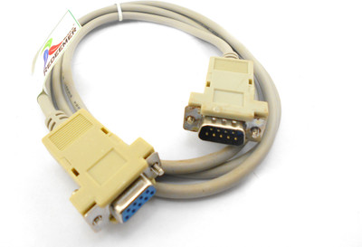 

Redeemer 9 Pin Serial Male to Female Patch Cable(Compatible with computer, laptop, White)