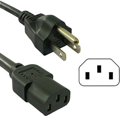 

TacPower 6841368 Power Cord(Computer, Black)