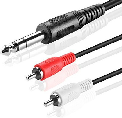 

TNP Products 5853140 RCA Audio Video Cable(Compatible with Computer, TV, Black)