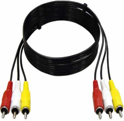 

Jai Maa Enterprises 4003 RCA Audio Video Cable(TV, Set top Box, DVD, Multicolor)