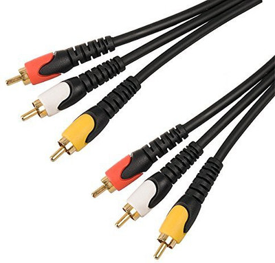 

JDK Smacc Rca M-M Composite Cable 2 M - RCA Audio Video Cable(Compatible with Mobile, Laptop, Tablet, Mp3, Gaming Device, Multicolor)