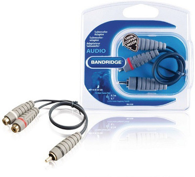 

Bandridge BAL4500 RCA Audio Video Cable(AMP, RCVR, SUB, Blue)