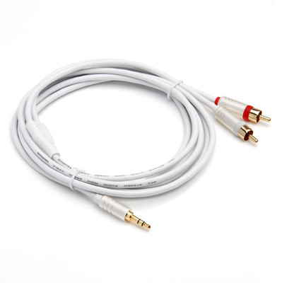

Shrih SH - 01507 3.5 mm RCA Audio Video Cable(Tablet, Mobile, MP3 Player, Computer, White)