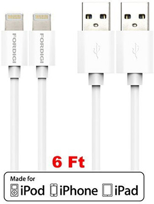 

Vibe VAU-8FAB-BLK Lightning Cable(Black)