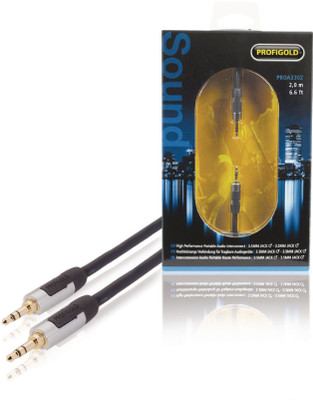 

Profigold PROA3302 Stereo Audio Cable(Black)