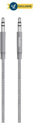 

Belkin AV10164bt04-GRY Stereo Audio Cable(Grey)