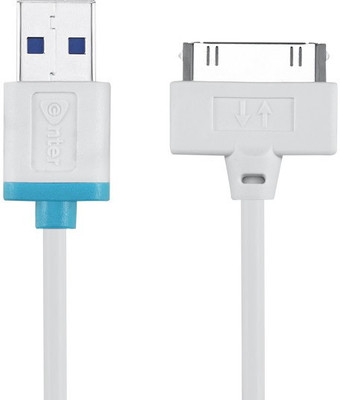 

Enter (E-I4UC-WH) iPhone 30 Pin Quick Sync & Charge Cable(White, Blue), Blue;white