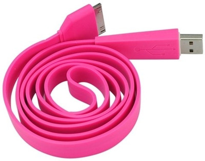 

Kolorfish iNoodle Lightning Cable(All Smartphones, Tablets and MP3 player, Hot Pink, Sync and Charge Cable)