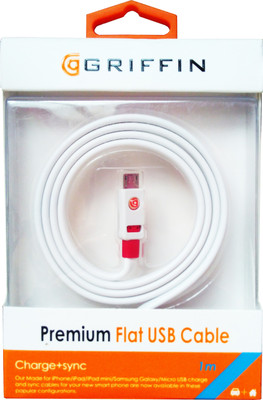 

Griffin USB Data Sync & Charge Cable(White)