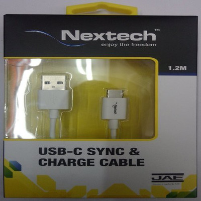 

Nextech NC69 USB -C Sync & Charge Cable white Sync & Charge Cable(White)