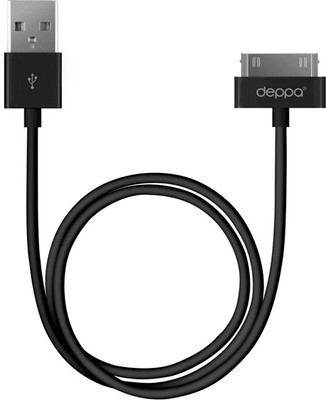 Deppa 72112 Sync & Charge Cable(Black)
