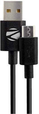 ZEBRONICS UMC100 1 m Micro USB Cable(Compatible with All Smartphones, Tablets and MP3 player, Black, One Cable) ZEBRONICS UMC100 1 m Micro USB Cable(Compatible with All Smartphones, Tablets and MP3 player, Black, One Cable)