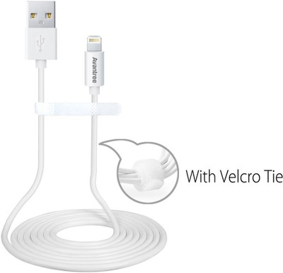 

Avantree Swan-2M 8-Pin Apple MFi Certified Lightning Cable, 6.6ft / 2M Long iPhone Lightning Cable for Charging and Data Sync, Compatible with iOS all Versions Sync & Charge Cable(White)