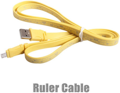 

Callmate Ruler Cable Micro USB Sync & Charge Cable(Yellow)