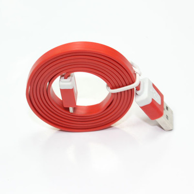 

Kolorfish iNoodle Lightning Cable(iPad mini, iPad 4, Iphone 5, Red, Sync and Charge Cable)