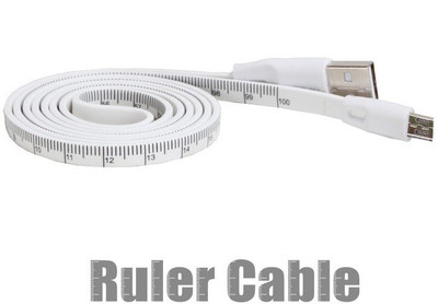 

Callmate Ruler Cable Micro USB Sync & Charge Cable(White)