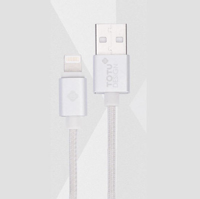 

Totu Designs King Kong Series USB Sync & Charge Cable(Silver)