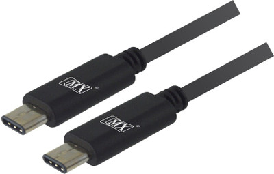 

MX 3595A USB C Type Cable(Black, White)
