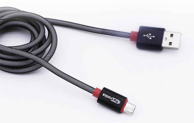 

Portronics POR-634 Wrapped M 2.4A USB Type C Cable(All Phones With Type C port, Black, Sync and Charge Cable)