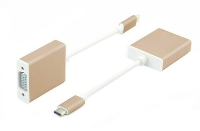 

Smart Pro Type C to VGA Network Cable(Gold)