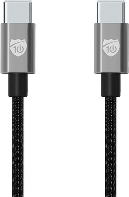 

i10 CTUB6F USB Type C Cable(All Phones With Type C port, Black, Sync and Charge Cable)