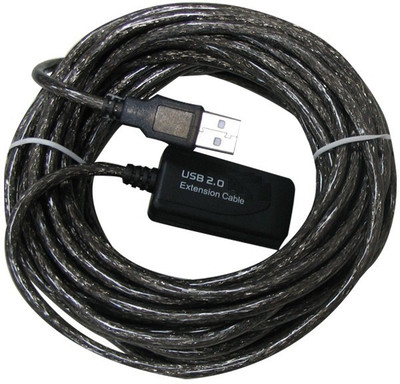 

ROQ 20m 2.0 Premium Active Extension USB Cable(Black)