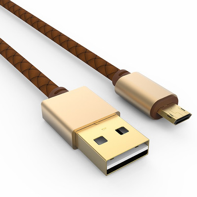 

Orico LS25 1.2M 2.1A Double Sides Micro USB Fast Connector Cable forApple IPhone WIth USB Cable(Gold)