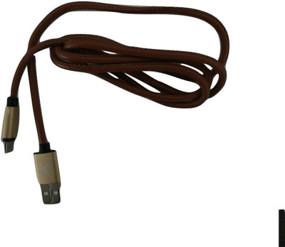 

Axcess Leather Finish 1.5 meter Data and Charging Micro USB cable USB Cable(Brown)