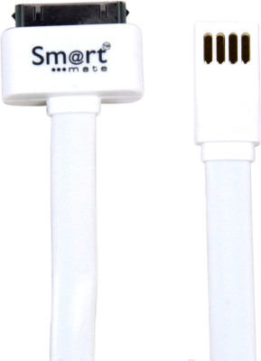 Smartmate SMW007 Micro USB Cable(All Smartphones, Tablets and MP3 player, White, Sync and Charge Cable)