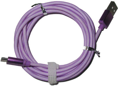 

Dhhan Thread style Aluminium Universal USB Cable(Purple, Grey, Brown), Brown;grey;purple
