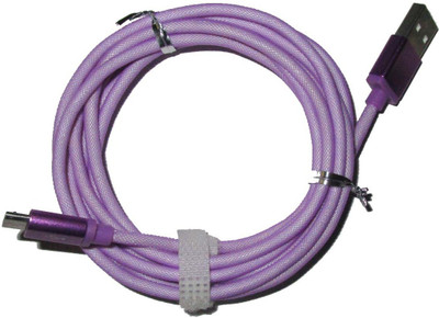 

Dhhan Fish Net Metal Micro USB Cable(Multicolor)