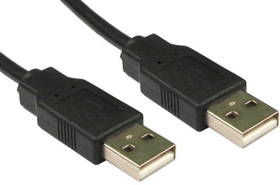 

ADMI USB 2.0 Type A Male to Type A Male Cable (1.5m - 4.5 foot - 150cm) (Black) USB Cable(Black)