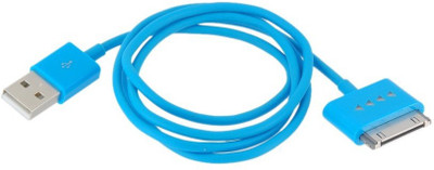 

Technofirst Solution I411 Micro USB Cable(Apple I phone 4, Blue, Sync and Charge Cable)