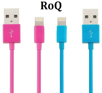 

ROQ Sets of 2 Lightning USB Cable(Multicolor)