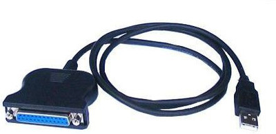 

Max USB to Parallel DB25 Female Printer USB Cable(Black)
