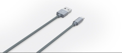 

Axcess LDNIO USB Data Cable for Quick charge and data transfer USB Cable(Grey)