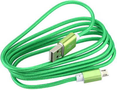 

Digishopi Nylon Braided Micro USB Data Cable For Redmi Note 3G USB Cable(Green)