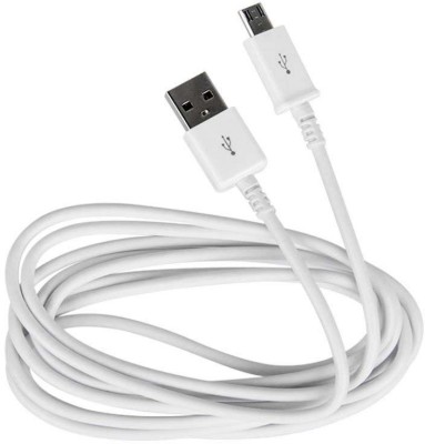 TROST Micro USB Cable 3 m Extra Long (3 Mtr) Charging/Sync K85(Compatible with Karbonn K85, White, One Cable)