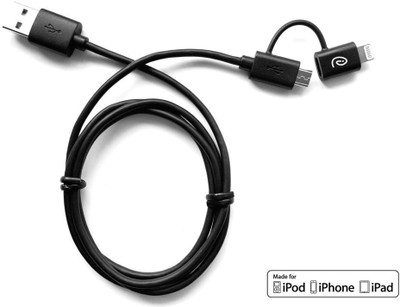 

Innovations ALF021 Lightning 8 Pin Connector Lightning Cable(Apple Mobiles, Samsung, LG, HTC, Sony, Black, Sync and Charge Cable)