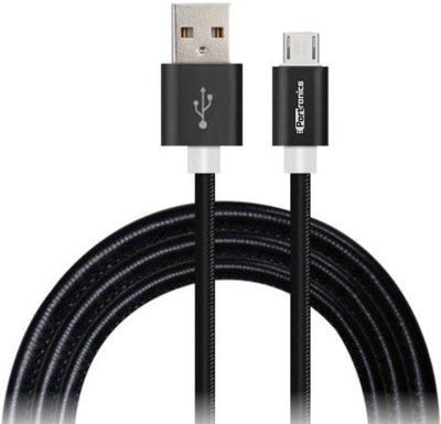 

Portronics Turtle USB Cable(Black)