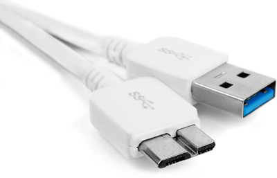 

Redeemer 3 Feet Portable Hard Drive USB Cable(White)