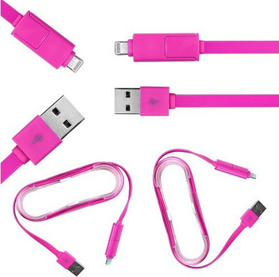 

Casotec 272019 Data Cable USB Cable(Pink)