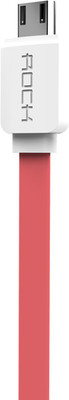 

Rock 1m Micro Flat Data Cable_85330 USB Cable(Red)