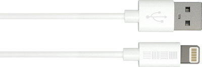 

Interstep IS-DC-IPH5MFIWT Lightning Cable(All Smartphones, Tablets and MP3 player, White, Sync and Charge Cable)