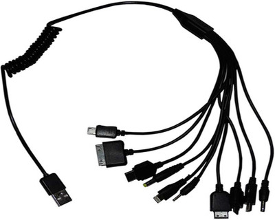 

Dhhan 10 in 1 USB Cable(Black)