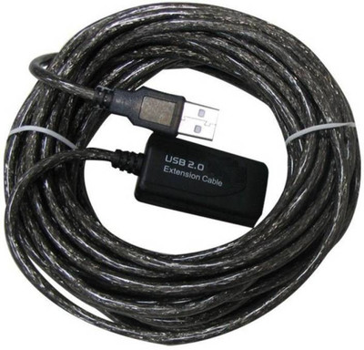 

VU4 15M USB 2.0 Extension Male to Female Active Repeater Built-in Dual IC Shielding High Speed Transmission USB Cable(Grey)